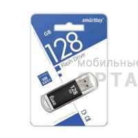 Флешка USB3.0 128 Гб Smartbuy  V-Cut  чёрный