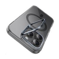 Чехол HOCO AS9 Magnetic Case 2-in-1 для iPhone 16 Pro, черный, прозрачный