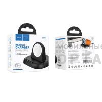 Держатель настольный для телефона Hoco Premium CW44 с беспроводной зарядкой, черный