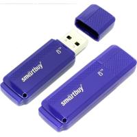 Флешка USB 8Gb SmartBuy Dock, USB 2.0, синий