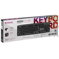Проводная клавиатура DEFENDER Astra HB-588 RU,черный,полноразмерная (1/20)